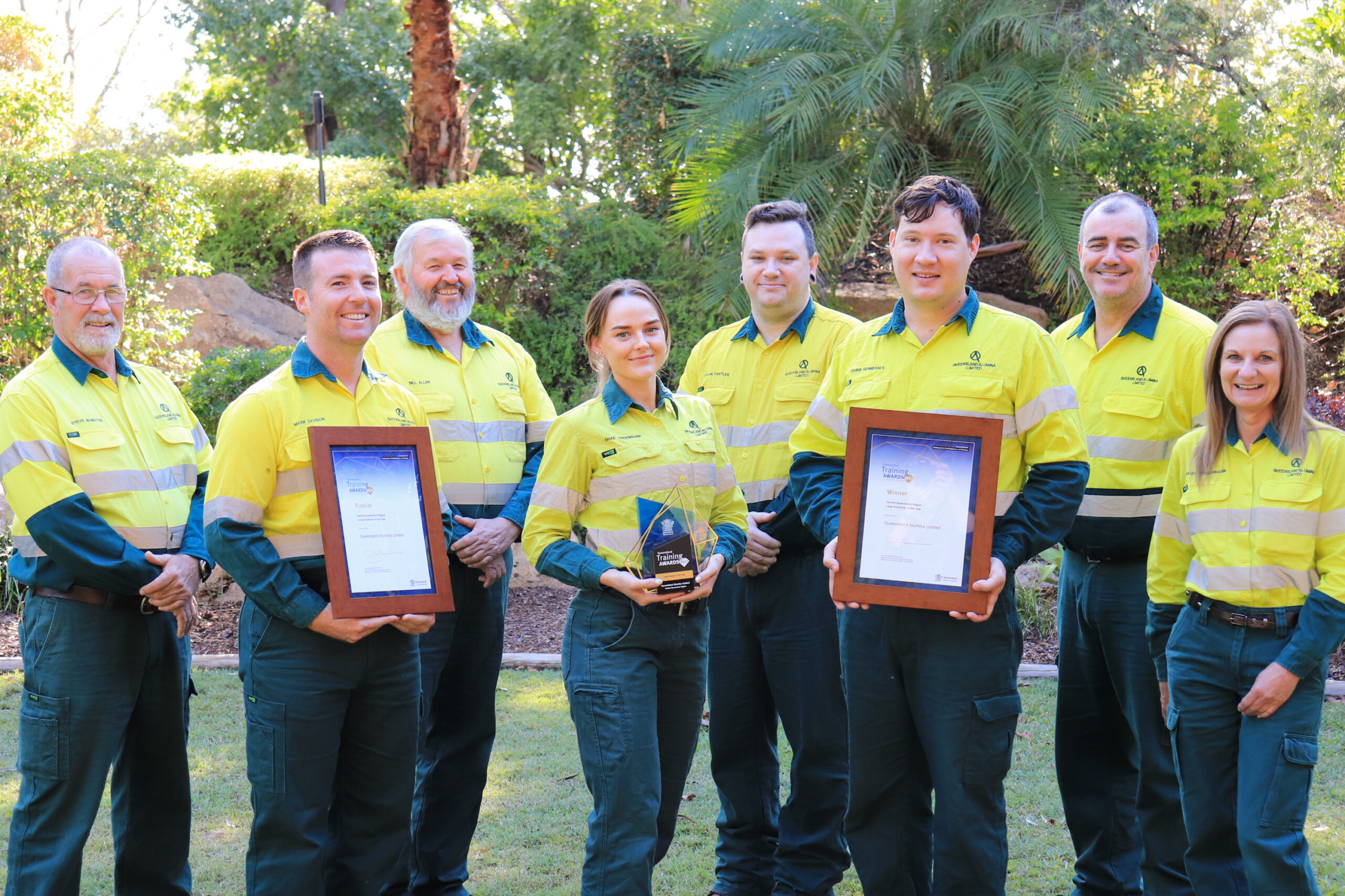 Training Provider Qld QLD Training Awards - Large Employer of the Year - Queensland Alumina ...